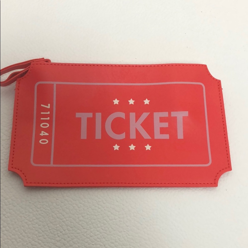 Ipsy Ticket Cosmetic Bag